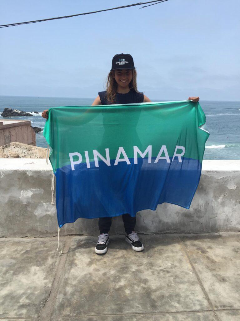 Agustina Paggi presente en el sudamericano de surf